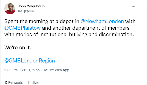 GMB Finds More “Institutional Bullying and Discrimination” in Newham  Council — OPEN Newham